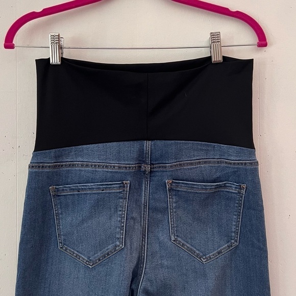 Liverpool The Crop Maternity Jeans Lanier Mid Wash Size 6/28 - Picture 6 of 12